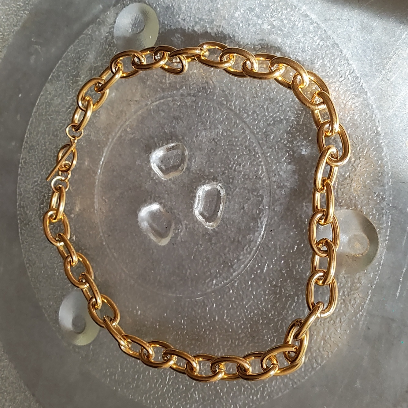 18 Karat Gold Plated Unisex Necklace